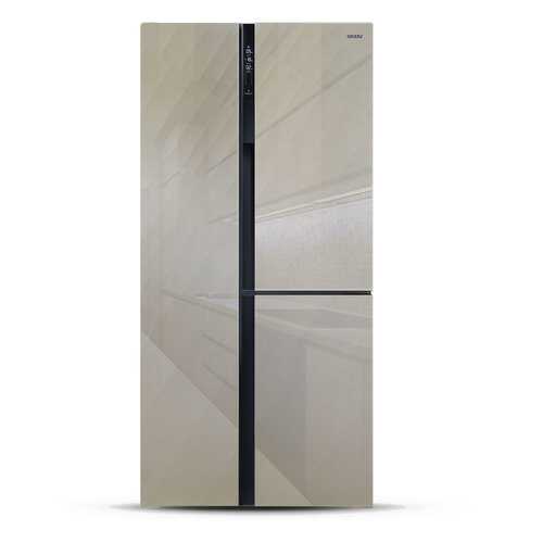 Холодильник Side-by-Side Ginzzu NFK-610 Gold Glass в Юлмарт