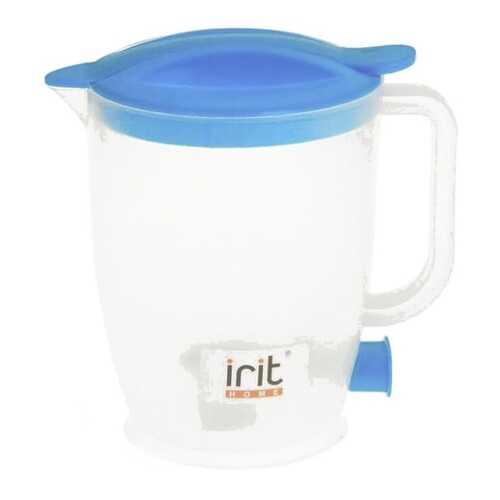 Чайник электрический Irit IR-1121 White/Blue в Юлмарт