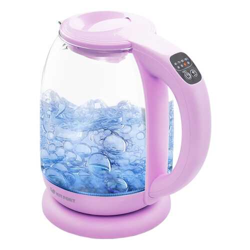 Чайник электрический Kitfort КТ-640-2 Pink в Юлмарт