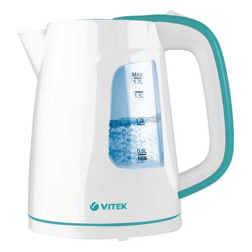 Чайник электрический Vitek VT-7022 White/Green в Юлмарт
