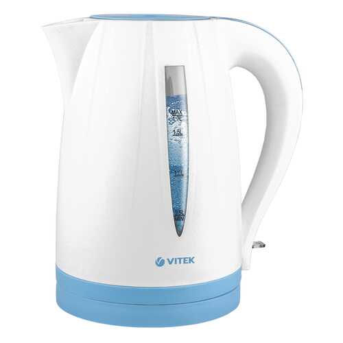 Чайник электрический Vitek VT-7031 White/Blue в Юлмарт