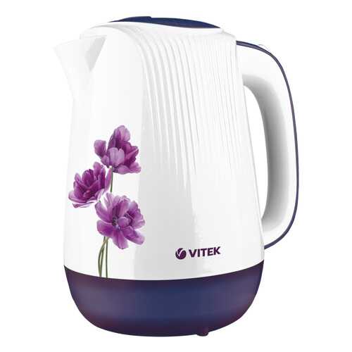 Чайник электрический Vitek VT-7061 OG White/Purple в Юлмарт