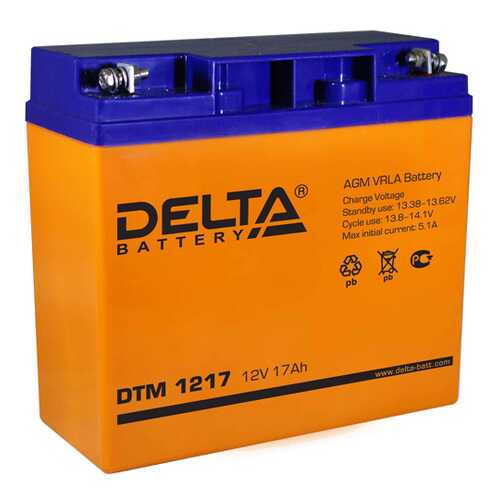 Аккумуляторная батарея DELTA DTM 1217 в Юлмарт