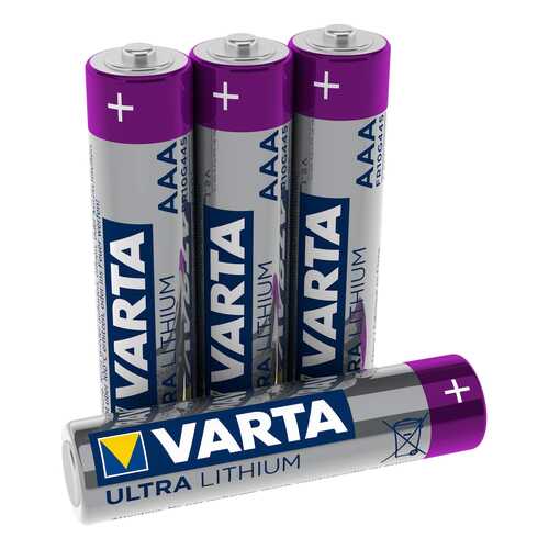 Батарейка AAA литиевая Varta Professional Lithium FR03-4BL (6103) 1.5V в блистере 4шт. в Юлмарт