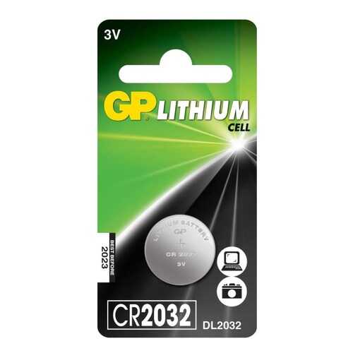 Батарейка GP CR2032-7CR1 Тип: CR2032 1шт в Юлмарт
