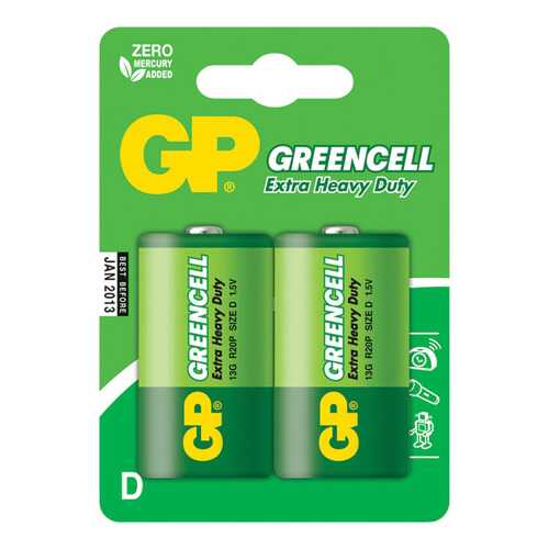 Батарейка GP Greencell D R20-2P 13G-2SB2 2 шт в Юлмарт