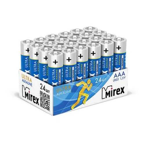 Батарейка щелочная Mirex LR03/AAA 1,5V 24 шт в Юлмарт
