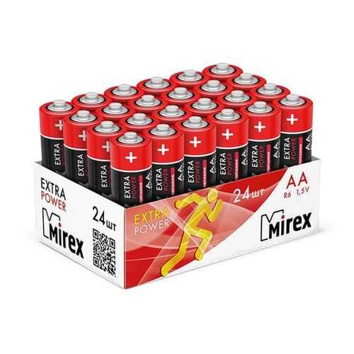 Батарейка солевая Mirex R6/AA 1,5V 24 шт в Юлмарт