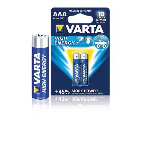 Батарейка VARTA High Energy/ Longlife Power LR03/AAA 2 шт в Юлмарт