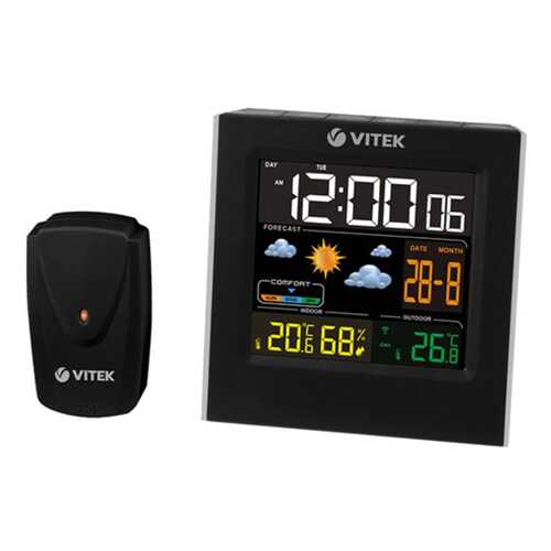 Беспроводная метеостанция Vitek VT-6411 Черный в Юлмарт