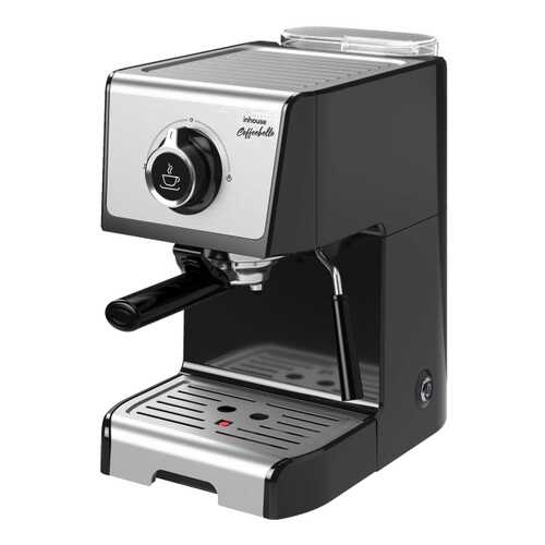Кофеварка рожкового типа Inhouse Coffeebello Black (ICM1801BK) в Юлмарт
