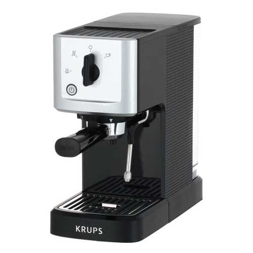 Рожковая кофеварка Krups XP344010 Black в Юлмарт