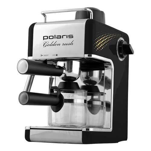 Рожковая кофеварка Polaris PCM 4006A Golden Rush Black в Юлмарт