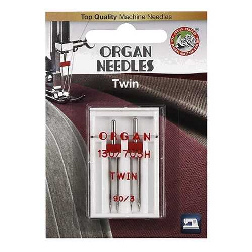 Иглы Organ двойные 2-90/2 Blister в Юлмарт