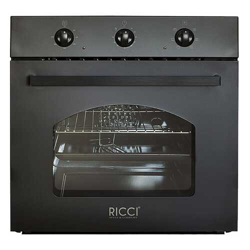 Встраиваемый электрический духовой шкаф RICCI REO-610 BL Black в Юлмарт