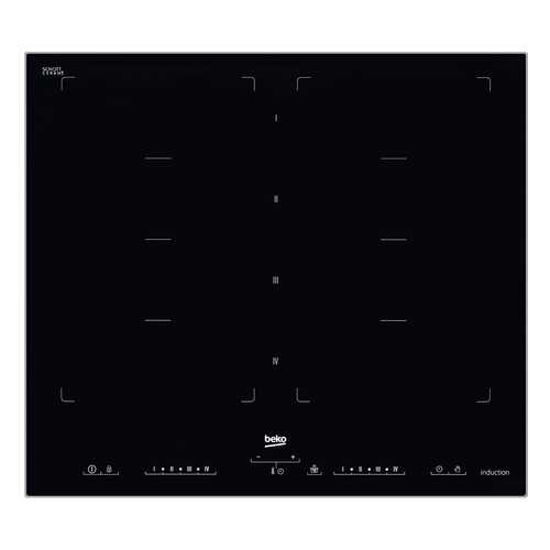 Встраиваемая варочная панель индукционная Beko HII 68600 PTX Black в Юлмарт