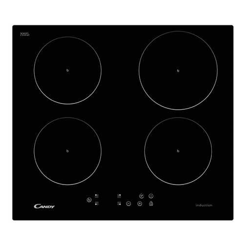 Встраиваемая варочная панель индукционная Candy CI 640 CB Black в Юлмарт