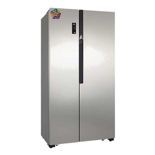 Холодильник Hiberg RFS-67D NFS Silver/Grey в Юлмарт