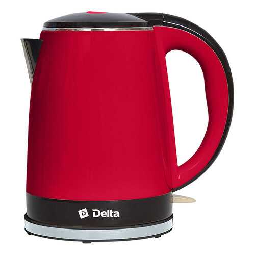 Чайник электрический Delta DL-1370 Red/Black в Юлмарт
