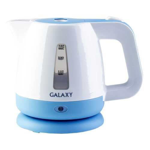 Чайник электрический Galaxy GL 0223 White/Blue в Юлмарт