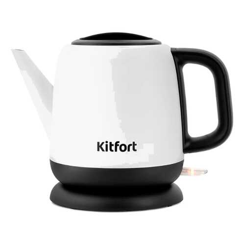Чайник электрический Kitfort КТ-6112 White/Black в Юлмарт