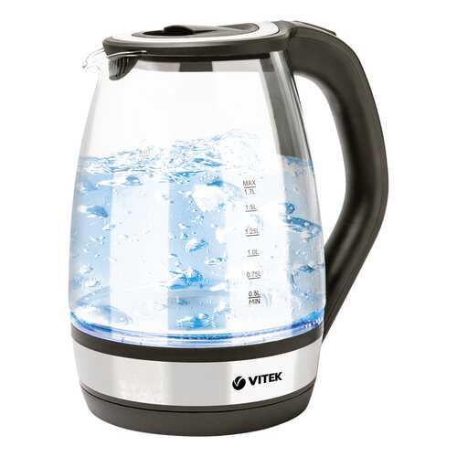 Чайник электрический Vitek VT-7044 Black/Silver в Юлмарт