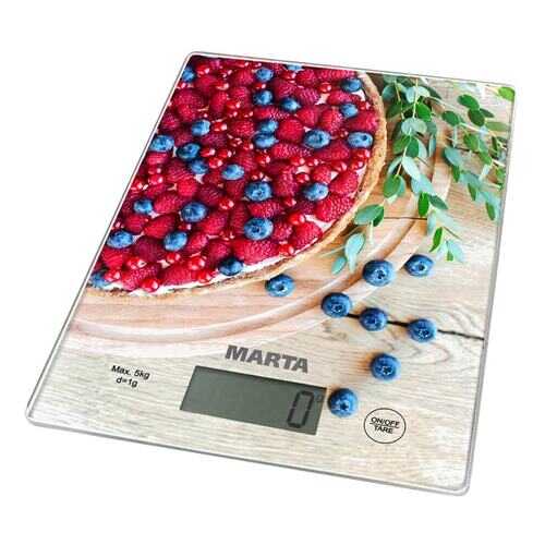 Весы кухонные Marta MT-1634 ягодный пирог в Юлмарт