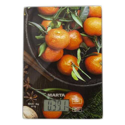 Весы кухонные Marta MT-1636 Tangerines в Юлмарт