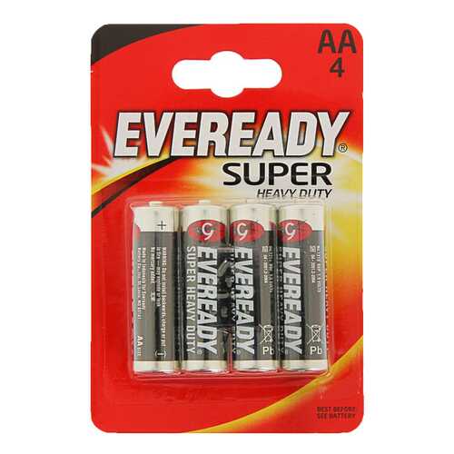 Батарейка Energizer Eveready Super Heavy Duty 4 шт в Юлмарт