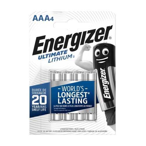 Батарейка ENERGIZER Ultimate Lithium FR03/L92/AAA BL4 в Юлмарт