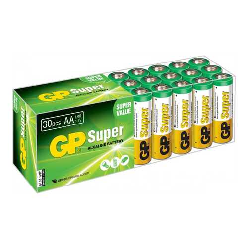 Батарейка GP Batteries 15A-B30 30 шт в Юлмарт