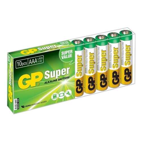 Батарейка GP Batteries 24A-B10 10 шт в Юлмарт