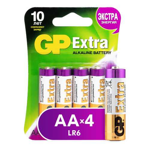 Батарейка GP Batteries Extra GP15AX-2CR4 4 шт в Юлмарт