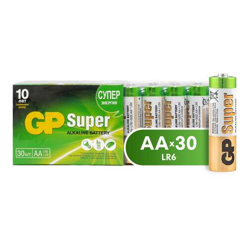 Батарейка GP Super Alkaline АА (15A-2CRVS30) 30 шт в Юлмарт