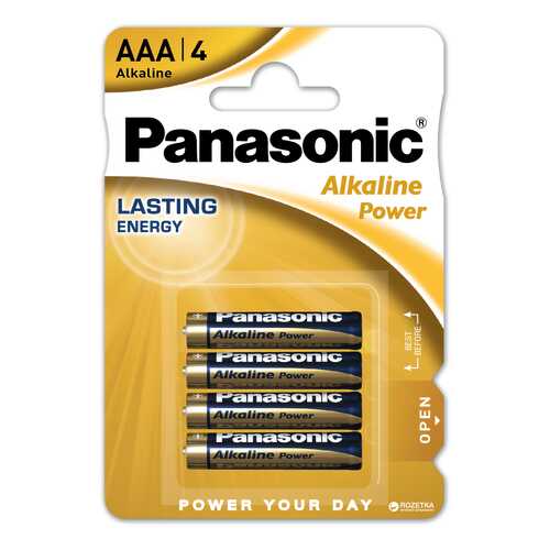 Батарейка Panasonic Alkaline Power LR03REB/4BPR 4 шт в Юлмарт