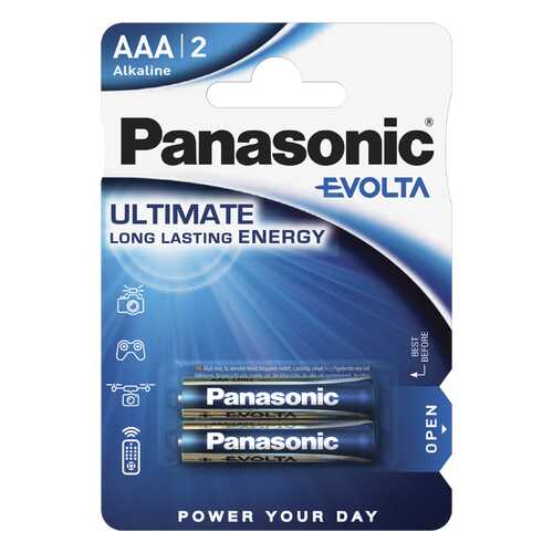 Батарейка Panasonic Evolta 2 шт в Юлмарт