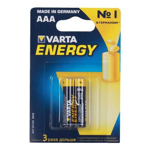 Батарейка VARTA ENERGY 4103213412 2 шт в Юлмарт