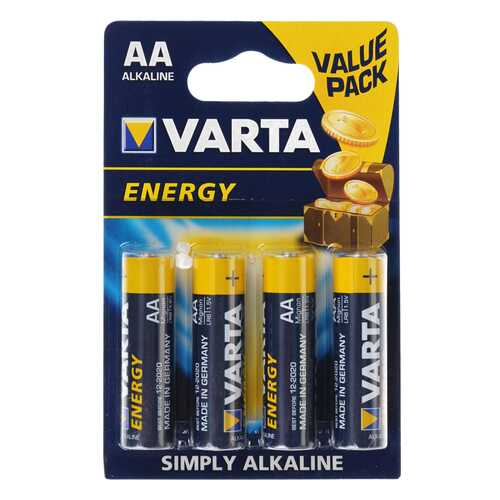 Батарейка Varta Energy LR6-4BL 4 шт в Юлмарт