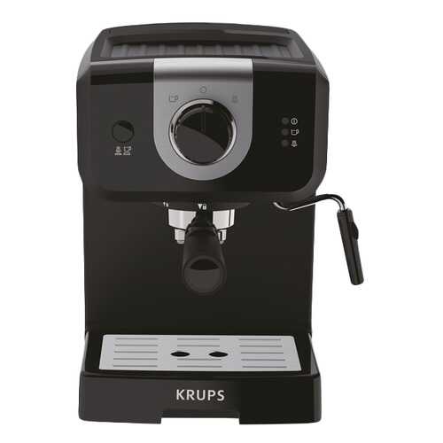 Рожковая кофеварка Krups Opio XP320830 Black в Юлмарт