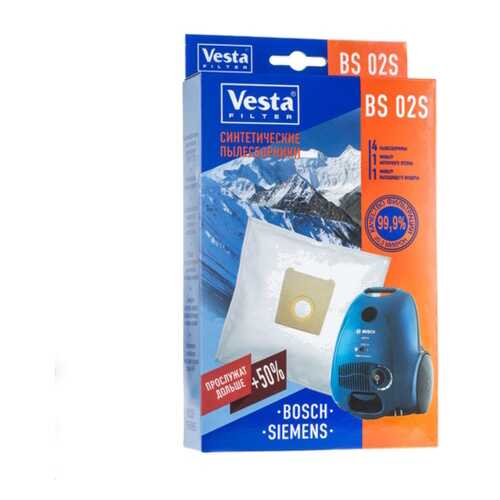 Пылесборник Vesta filter BS 02 S 4шт в Юлмарт