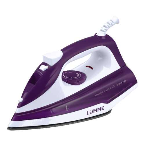 Утюг LUMME LU-1128 White/Purple в Юлмарт