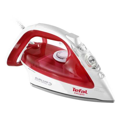 Утюг Tefal Easygliss FV3962 White/Red в Юлмарт