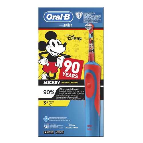 Электрическая зубная щетка Braun Oral-B Vitality (D12.513.1K) Mickey Kids в Юлмарт