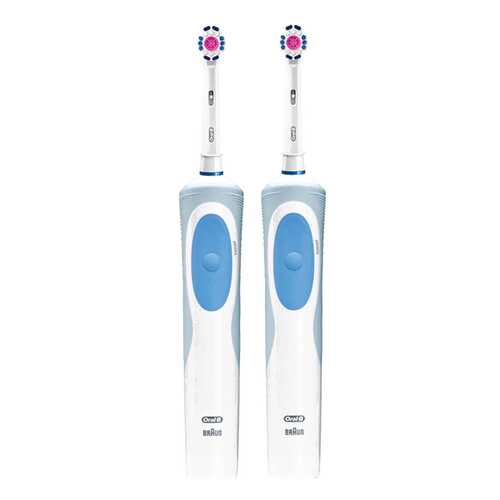 Электрическая зубная щетка Braun Oral-B Vitality D12.513 3D White 1+1 в Юлмарт