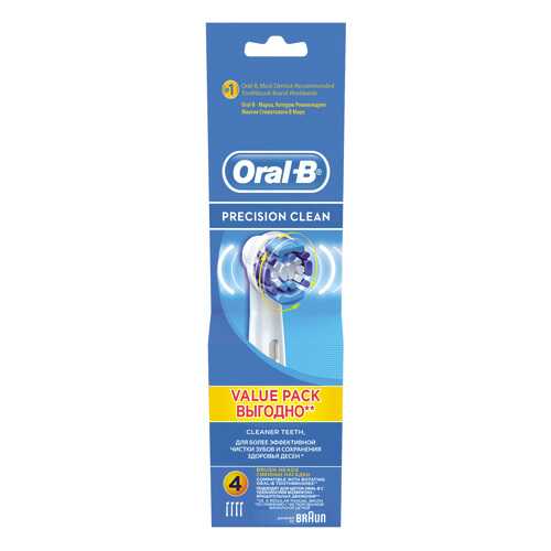 Насадка для зубной щетки Braun Oral-B EB-20 Precision Clean 4 шт в Юлмарт
