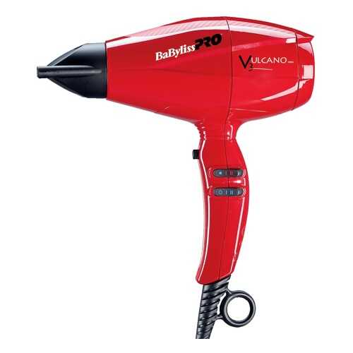 Фен Babyliss Pro Vulcano Ionic BAB6180IRE Red в Юлмарт