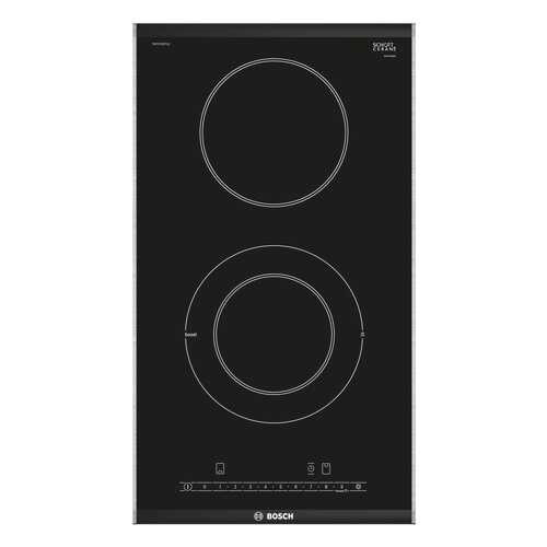 Встраиваемая варочная панель электрическая Bosch PKF375FP1E Black в Юлмарт