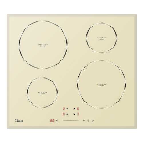 Встраиваемая варочная панель индукционная Midea MIH64721FIV Beige в Юлмарт