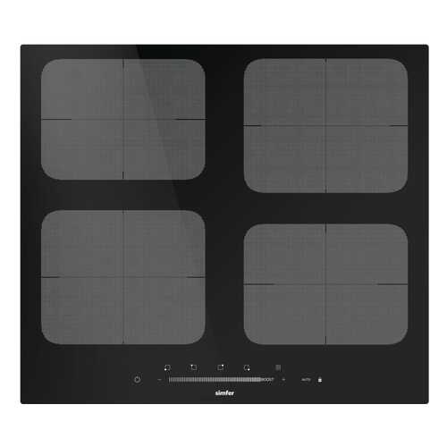 Встраиваемая варочная панель индукционная Simfer H60I19B021 Black в Юлмарт