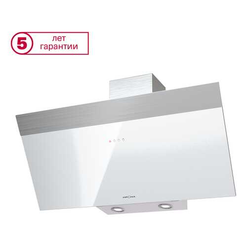 Вытяжка Krona Steel Kristen 900 white/inox S в Юлмарт